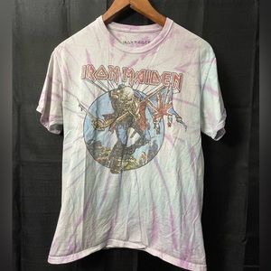 Iron Maiden Tie Dye Tee T Shirt